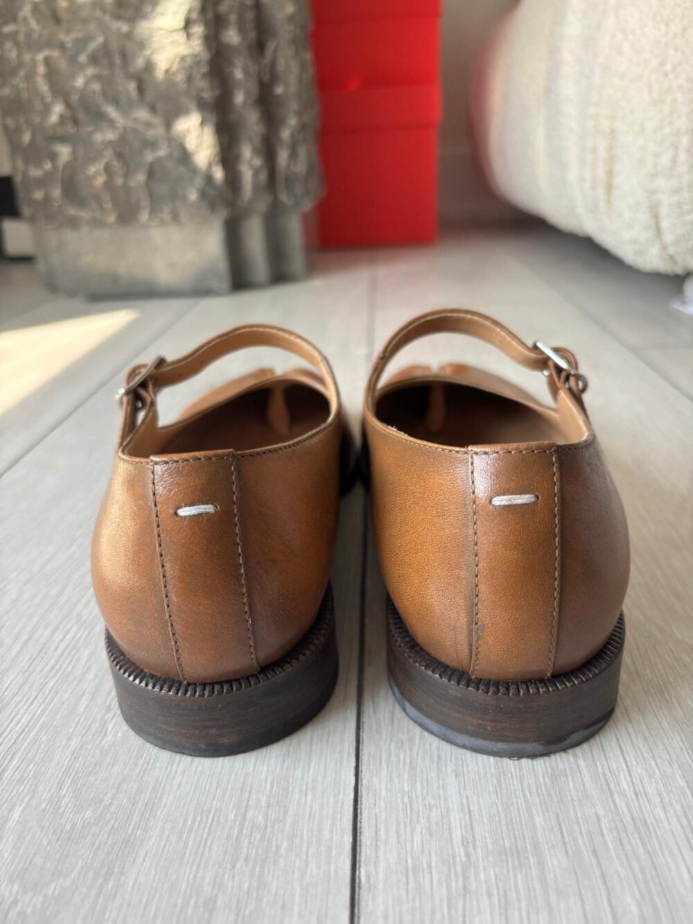 Rare Maison Margiela Tabi Mary Jane Flats - Picture 5 of 10